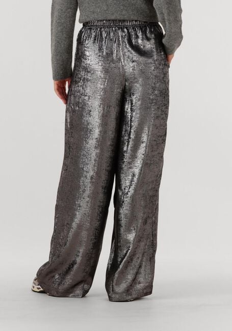 Antraciet KNIT-TED Wijde broek METALLY - large