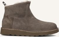 Taupe SHABBIES Vachtlaarzen PALISSA ANKLE BOOT - medium