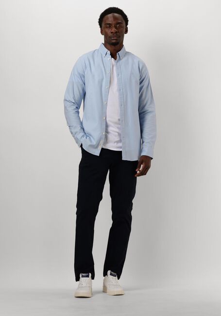 Blauwe SCOTCH & SODA Casual overhemd OXFORD SOLID - large