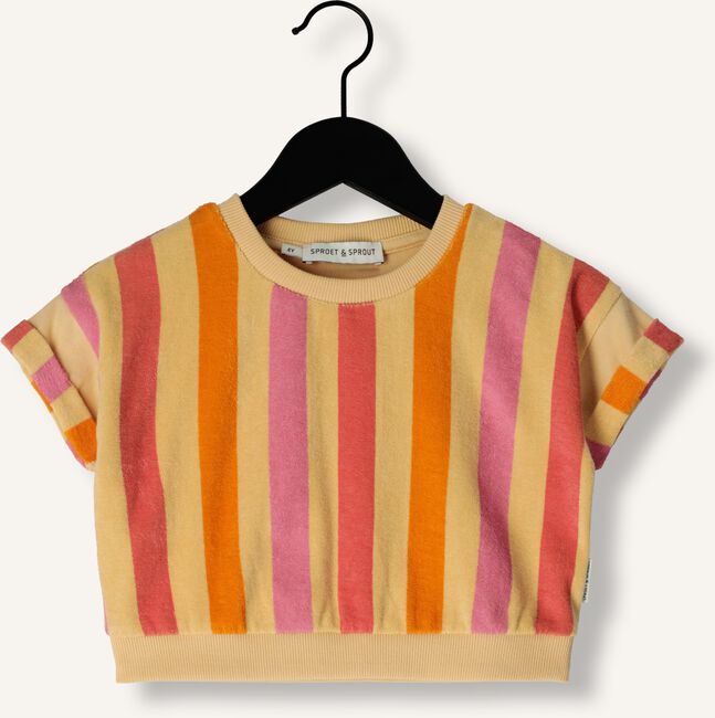 Multi Sproet & Sprout T-shirt CROPPED SWEATSHIRT STRIPES Multi Sproet & Sprout T-shirt CROPPED SWEATSHIRT STRIPES - large