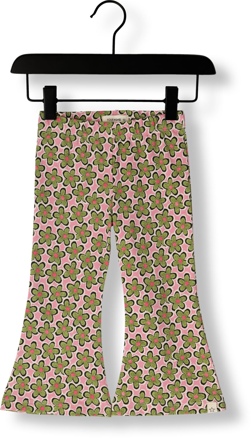 YOUR WISHES Meisjes Broeken Rio Flower Flared Legging Multi