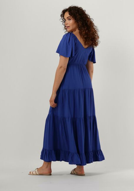 Blauwe Y.A.S. Maxi jurk YASTORONTO SS ANKLE DRESS - large