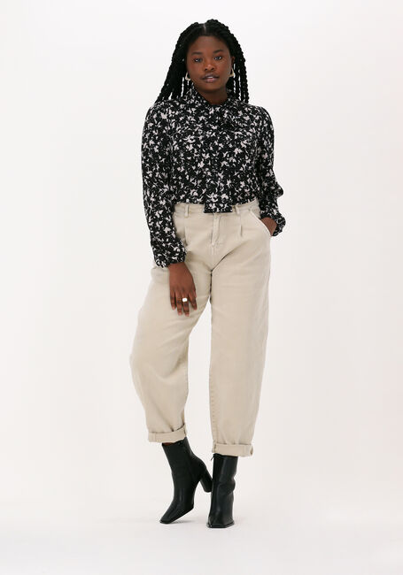 Zwarte OBJECT Blouses KATELYN L/S TOP - large