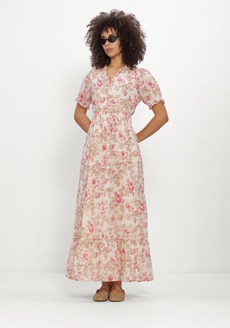Roze NEO NOIR Jurken KANZA FLOWER ROSE DRESS - large