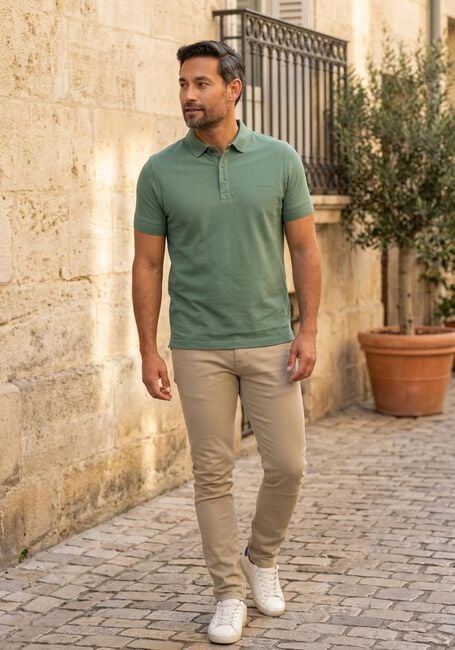 Groene GENTI Polo POLO 3 BUTTON SS 1219 - large