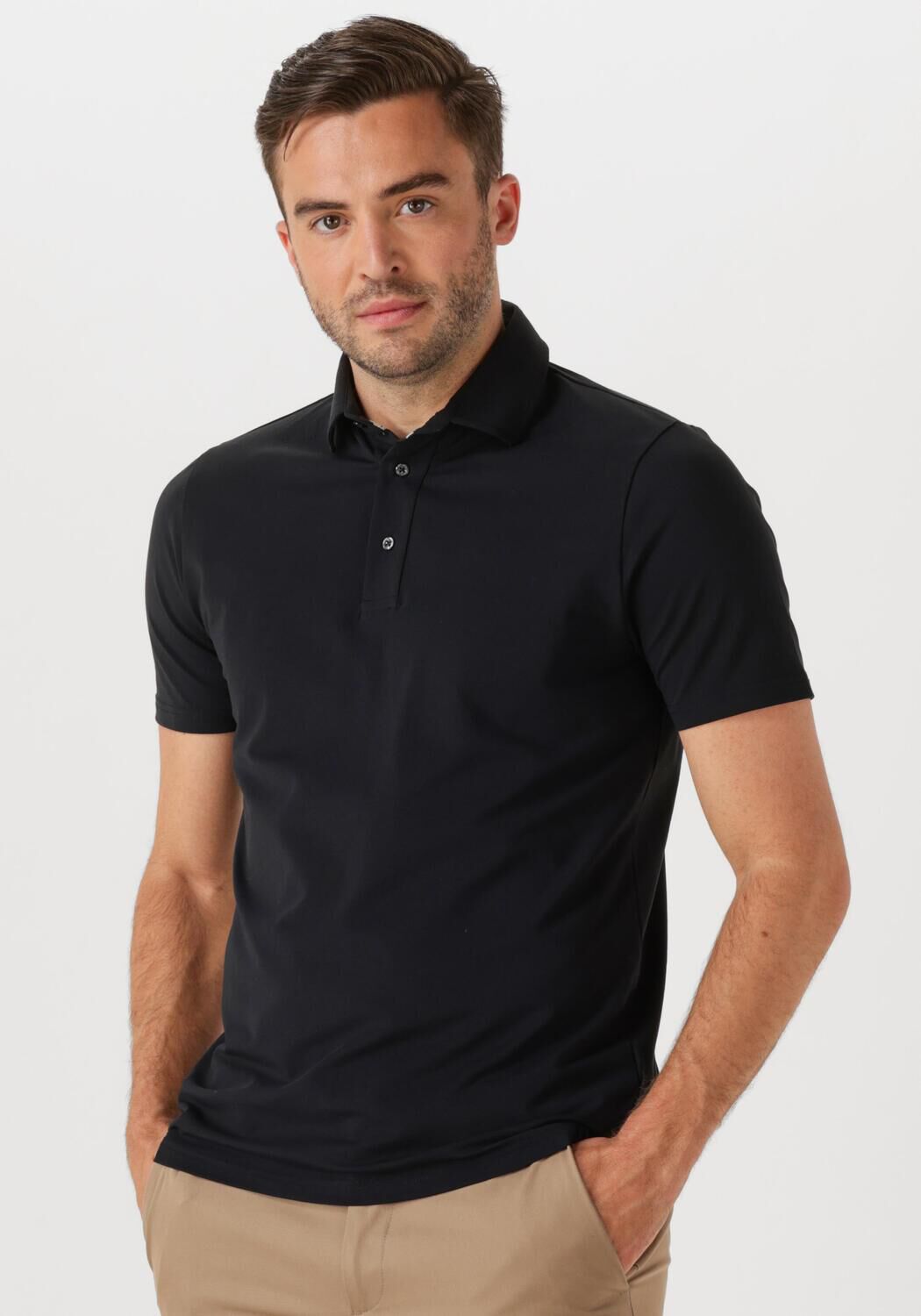 GENTILUOMO Heren Polo's & T-shirts Polo 3 Button J2017-202 Donkerblauw