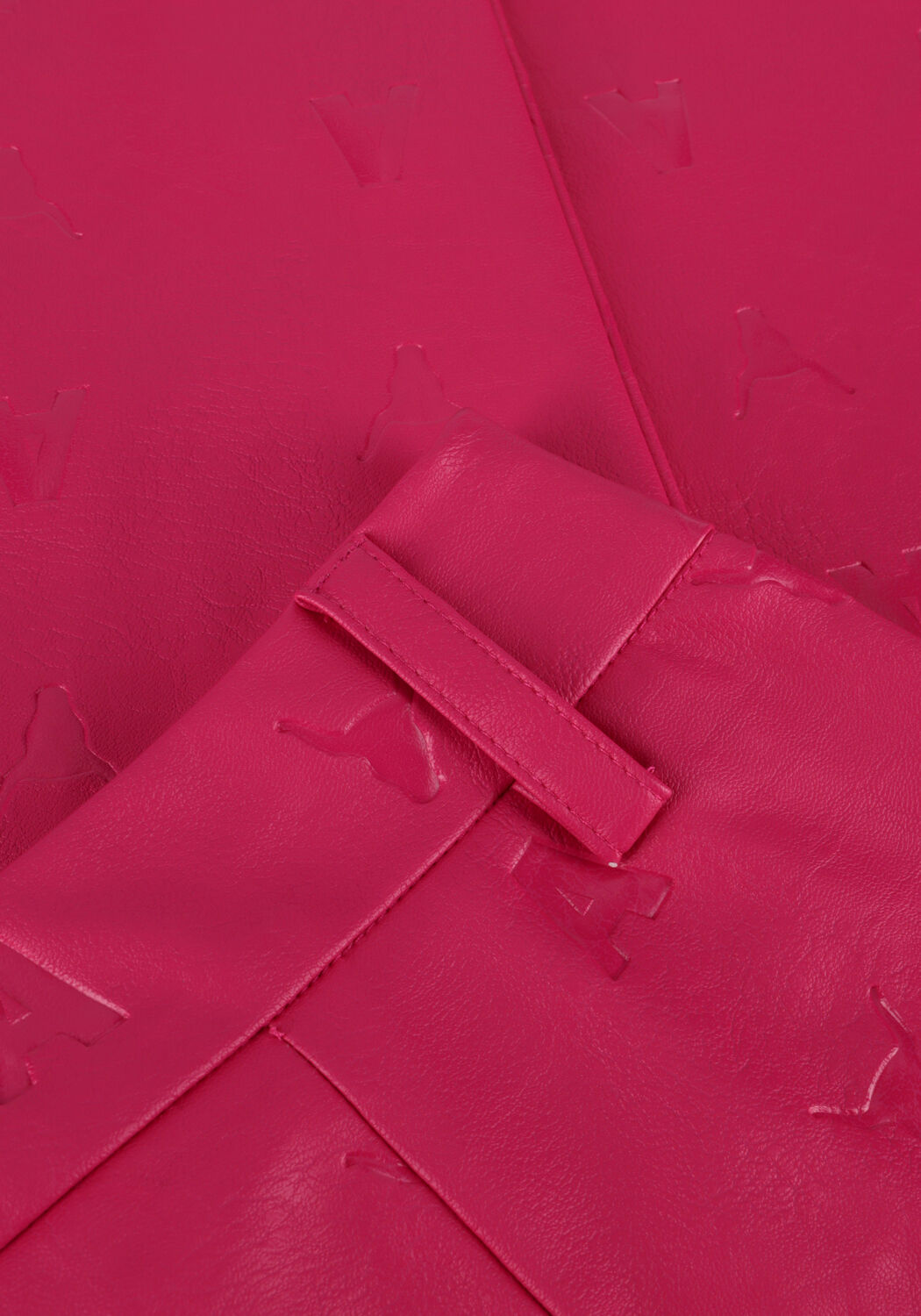 Roze ALIX THE LABEL Pantalon LOGO FO LEATHER PANTS - large