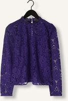 Paarse JANSEN AMSTERDAM Blouses LC199 BLOUSE LACE LONG SLEEVES Paarse JANSEN AMSTERDAM Blouses LC199 BLOUSE LACE LONG SLEEVES - medium
