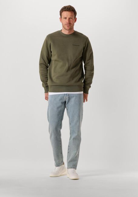 Groene PEAK PERFORMANCE Sweater ORIGINAL SMALL LOGO CREW MEN - large