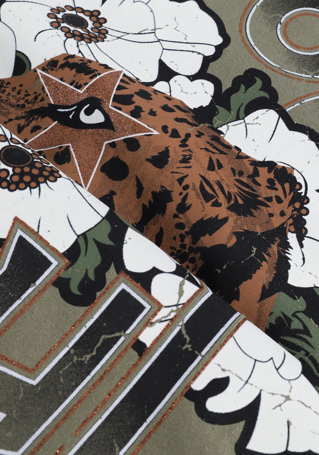 Groene COLOURFUL REBEL T-shirt GOLDEN SOUL BOXY TEE - large