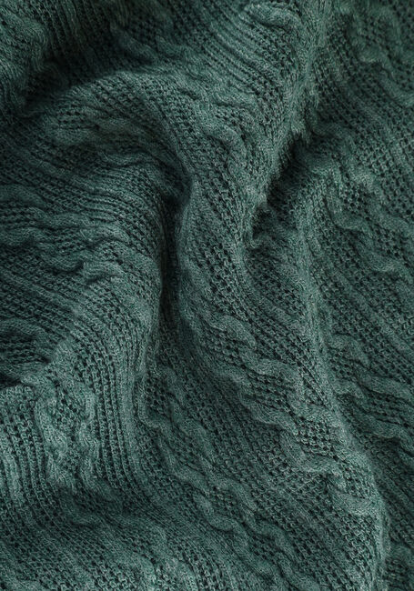 Turquoise NOBELL Trui KOBA CABLE KNIT TURTLE NECK - large