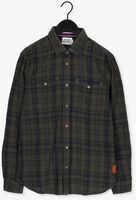 Donkergroene SCOTCH & SODA Casual overhemd REGULAR-FIT CHECKED FLANNEL SHIRT
