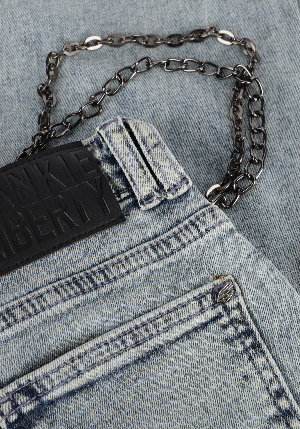 Blauwe FRANKIE & LIBERTY Wide jeans ATTITUDE WIDE LEG OVERSIZED - large