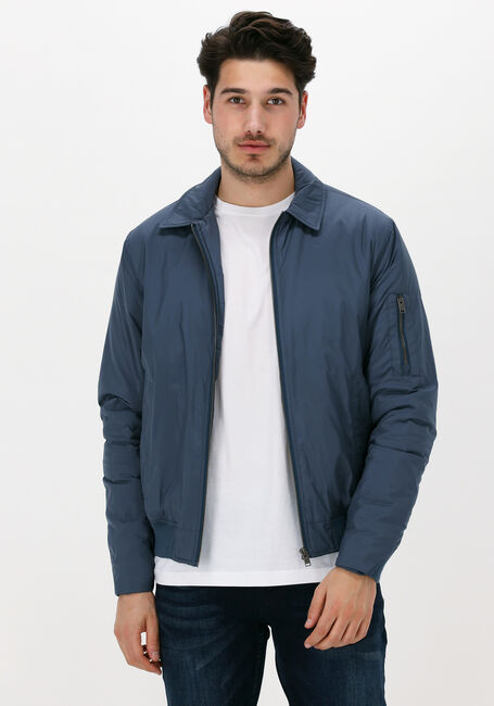 Donkerblauwe SELECTED HOMME Jack SLHROYCE SHORT JKT B NOOS - large