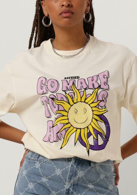 Bruine REFINED DEPARTMENT T-shirt BRUNA - large