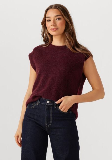 Bordeaux SELECTED WOMEN Trui SLFLULU SL KNIT VEST - large