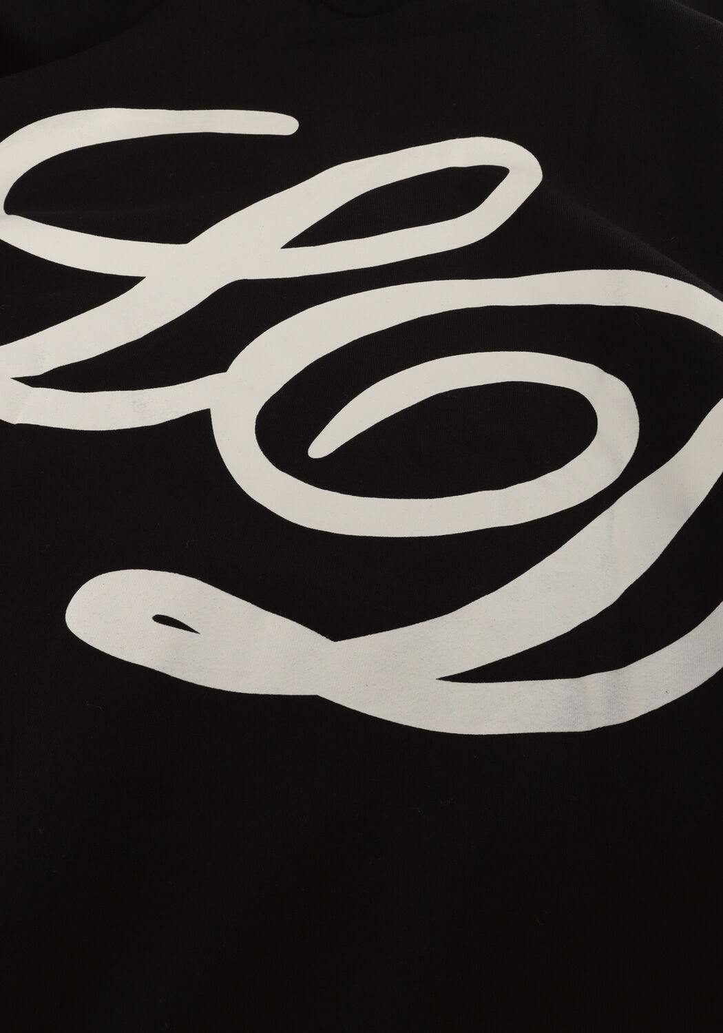 Zwarte LES DEUX Sweater DANTON HOODIE - large