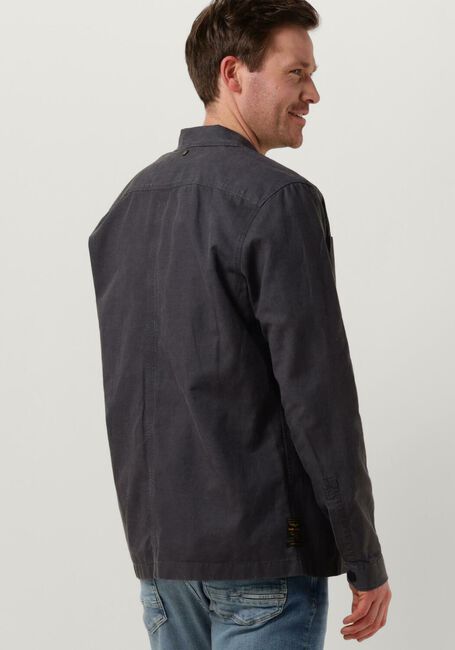 Grijze PME LEGEND Overshirt LONG SLEEVE SHIRT TENCEL LINEN BLEND - large