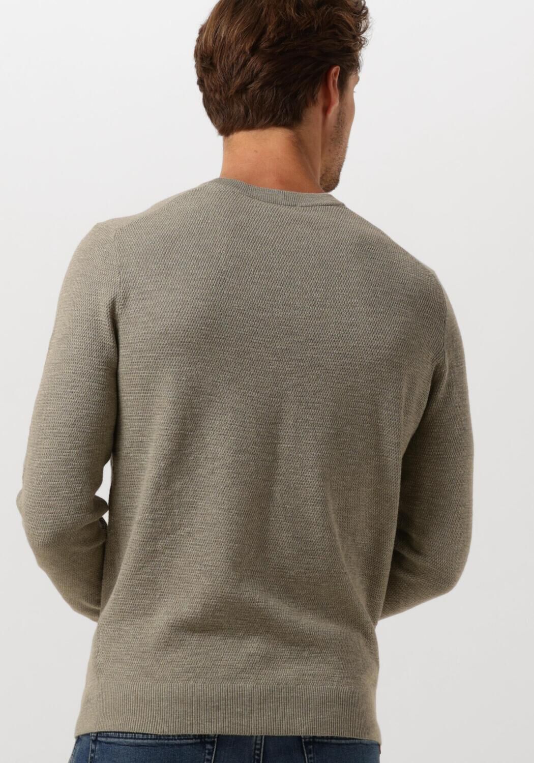 PROFUOMO Heren Truien & Vesten Pullover Crew Neck Groen