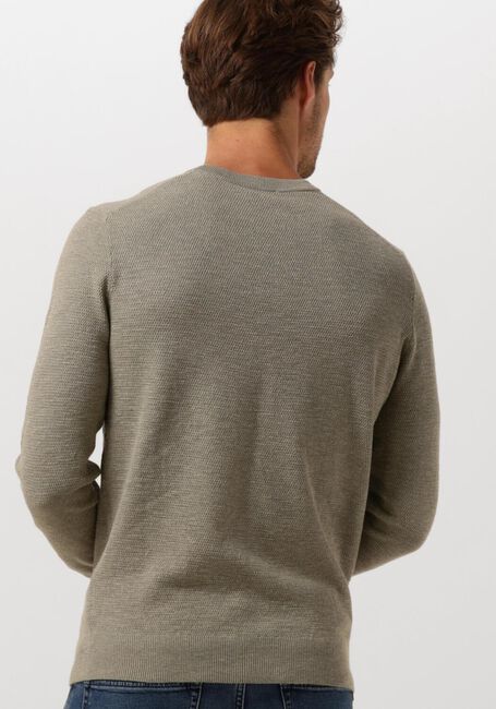 Groene PROFUOMO Trui PULLOVER CREW NECK - large
