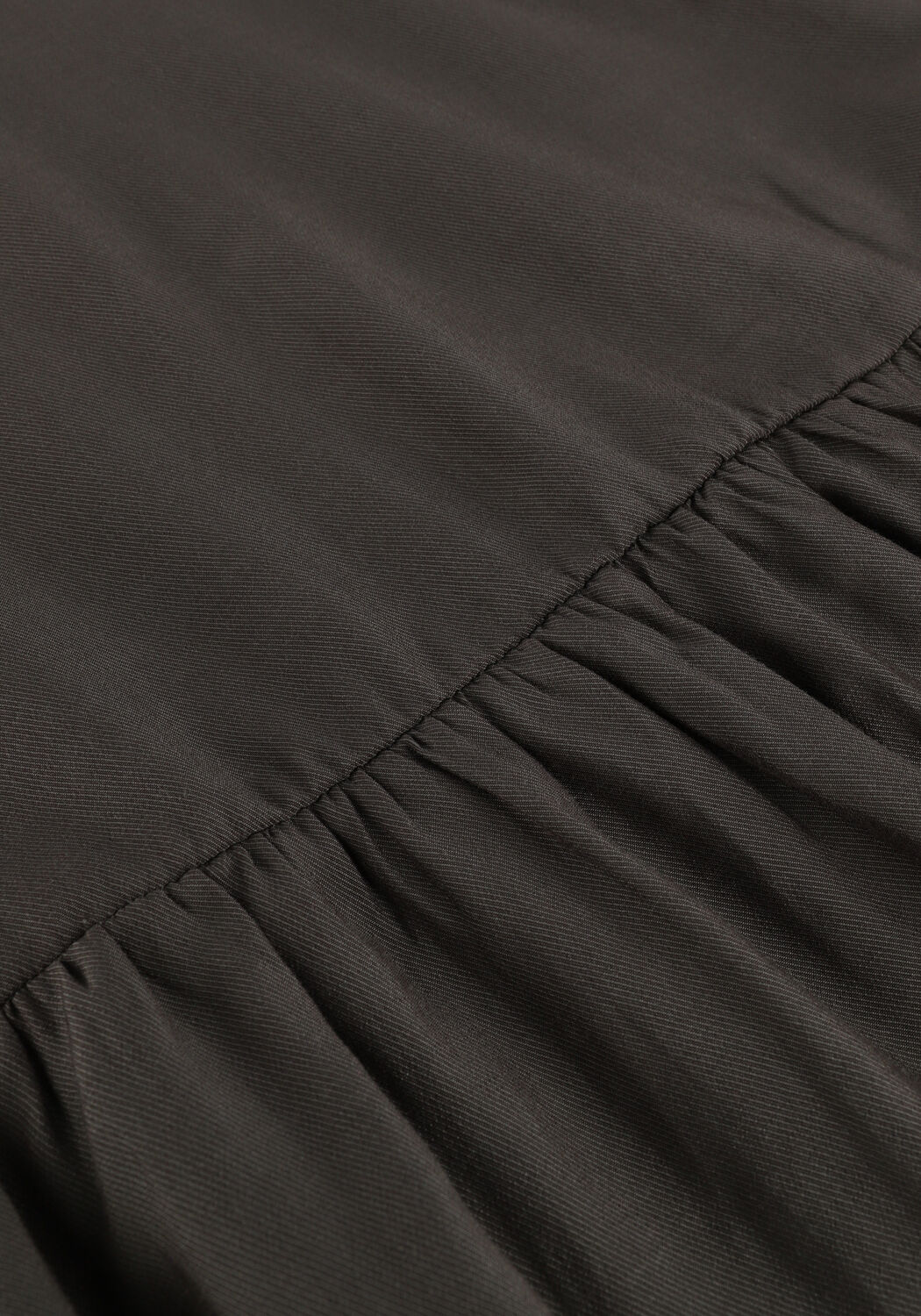 Grijze SCOTCH & SODA Mini jurk EASY FIT LONG SLEEVE DRESS WITH SMOCK DETAILS - large