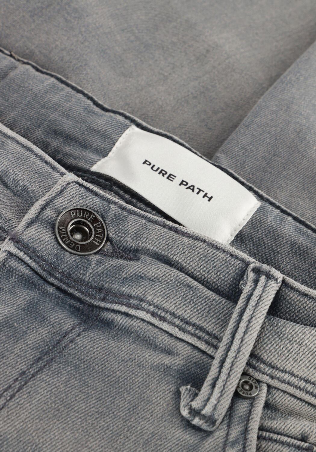 Grijze PURE PATH Slim fit jeans W1225 THE JONE - large