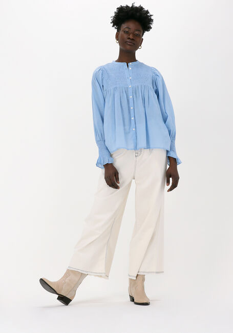 Lichtblauwe ANTIK BATIK Blouses EMMA BLOUSE - large