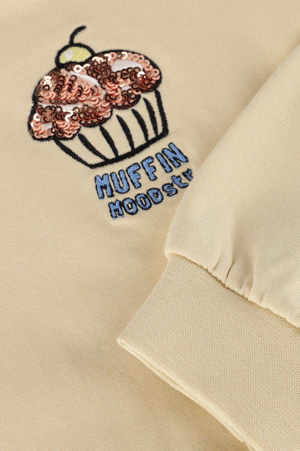 Beige MOODSTREET Sweater HOODY SHAUNI - large