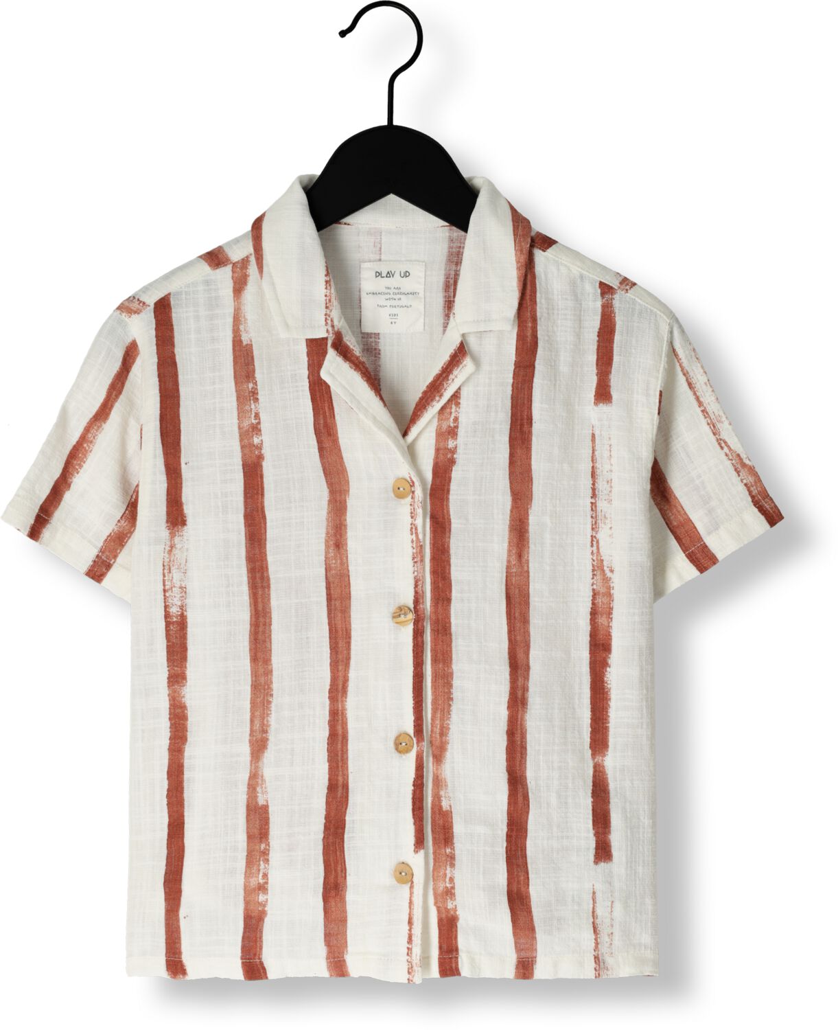 PLAY UP Jongens Overhemden Printed Woven Shirt Rood