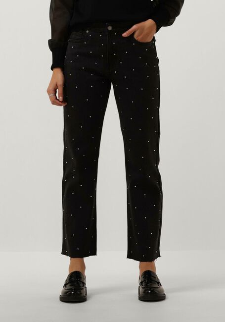 Donkergrijze MY ESSENTIAL WARDROBE Straight leg jeans SHADEMW 155 HIGH STRAIGHT Y - large