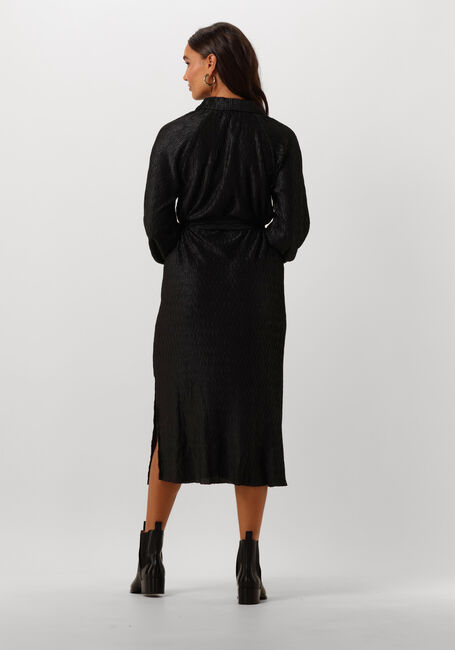 Zwarte Y.A.S. Midi jurk YASOMIRA LS MIDI DRESS - large