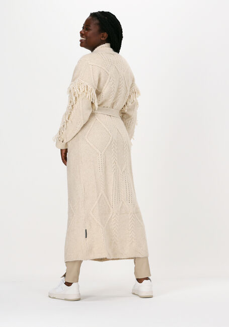 Beige SILVIAN HEACH Vest LONG CARDIGAN CLEVELAND - large