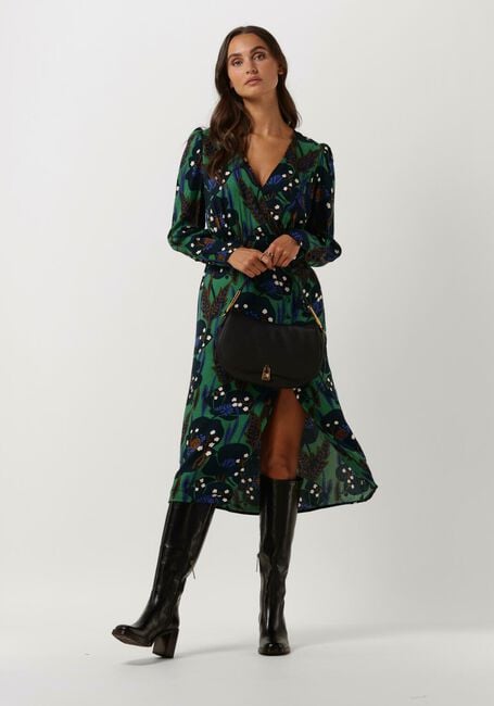 Groene IDANO Midi jurk JOLANDE - large