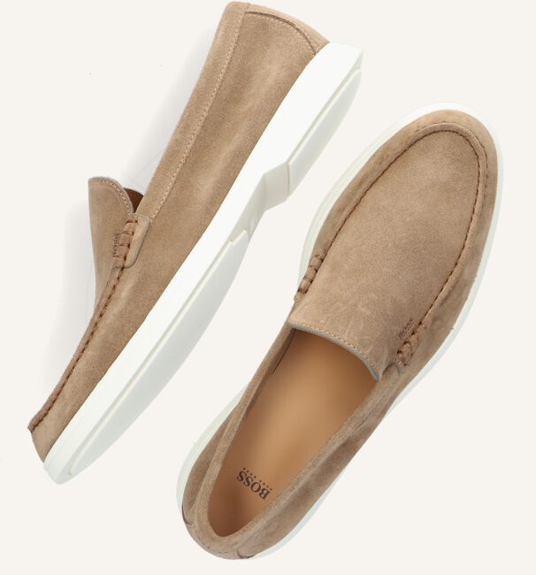 Taupe BOSS Instappers SIENNE MOCC SD Taupe BOSS Instappers SIENNE MOCC SD - large