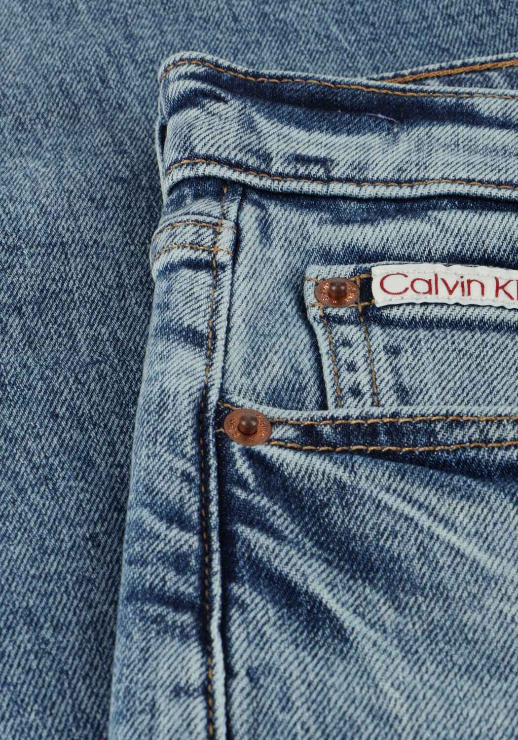 Lichtblauwe CALVIN KLEIN Slim fit jeans SLIM TAPER DISPATCHER JEAN - large