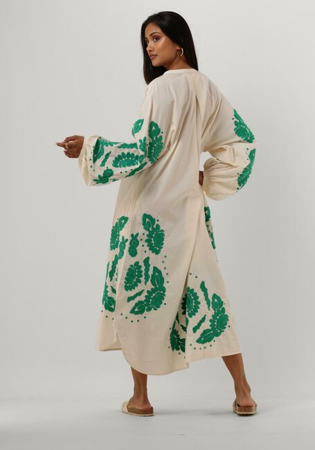 Gebroken wit SISSEL EDELBO Midi jurk RIKKE ORGANIC COTTON SHIRT DRESS - large