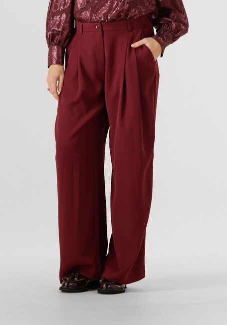 Bordeaux SUMMUM Wijde broek TROUSERS WIDE FLUID - large