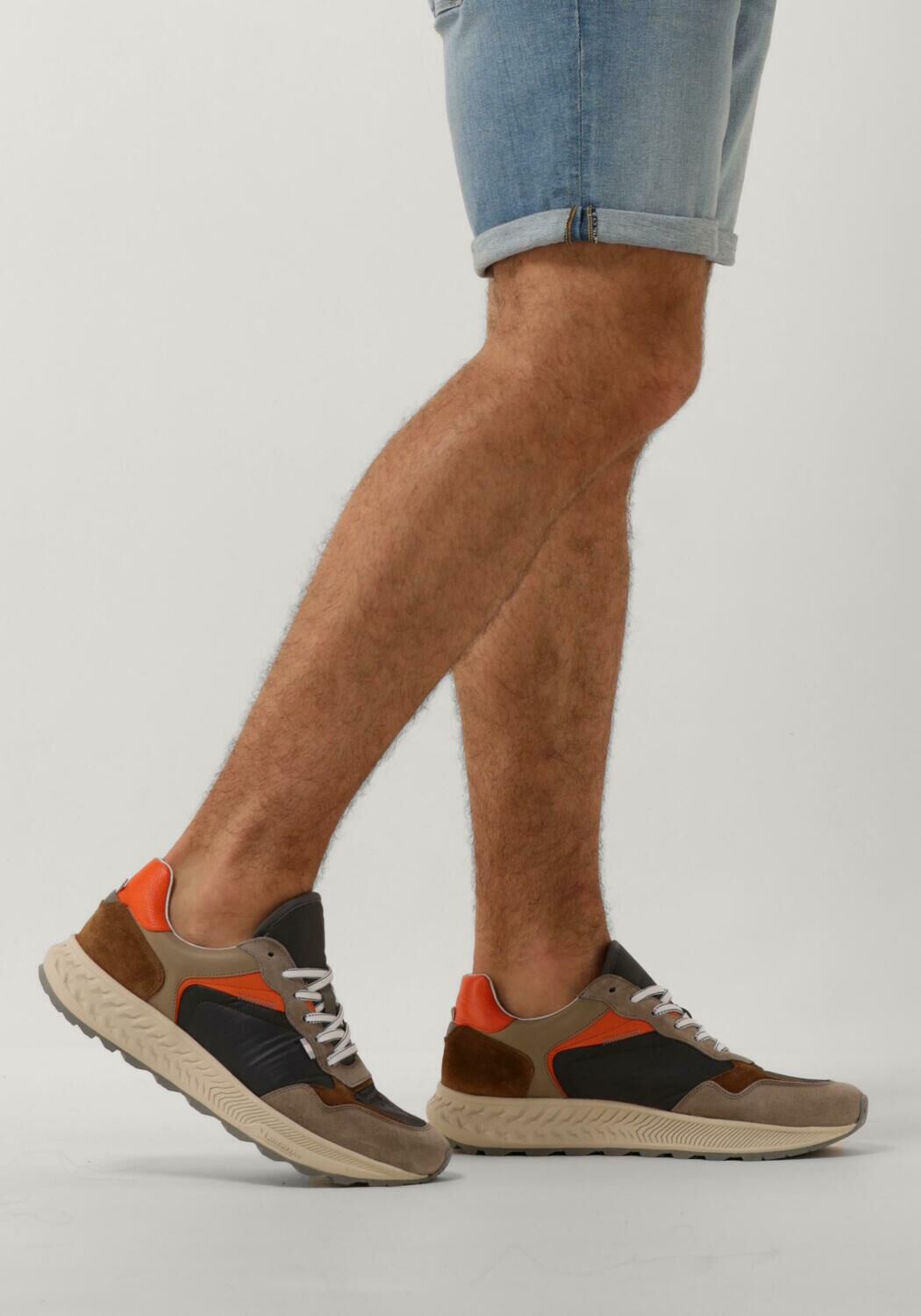 Beige CLAY Lage sneakers 13655 - large