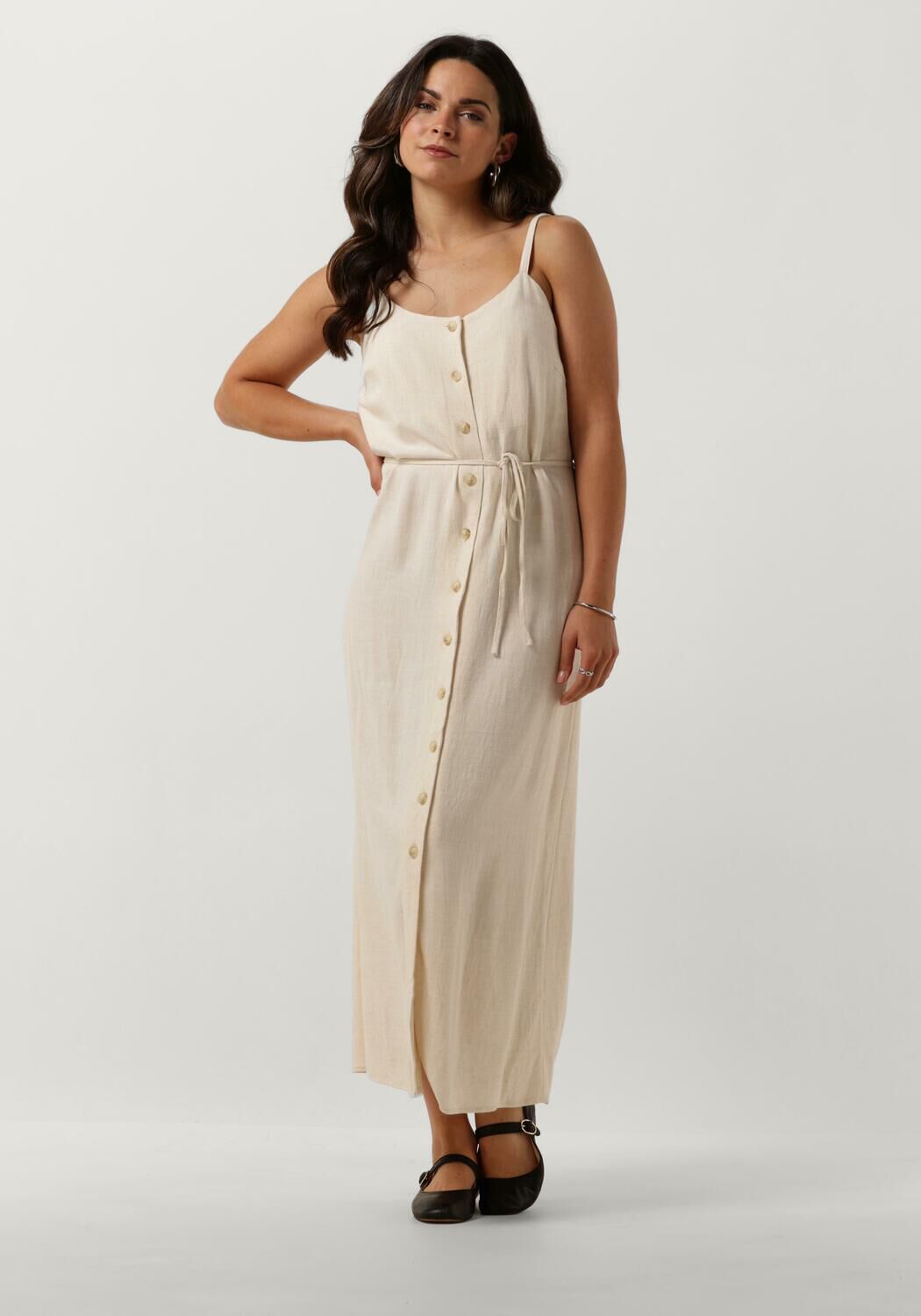 OBJECT Dames Jurken Objsanne Lo Strap Maxi Dress Div Zand