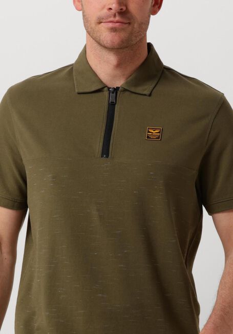Groene PME LEGEND Polo SHORT SLEEVE POLO CARGO INJECTED BLOCK - large