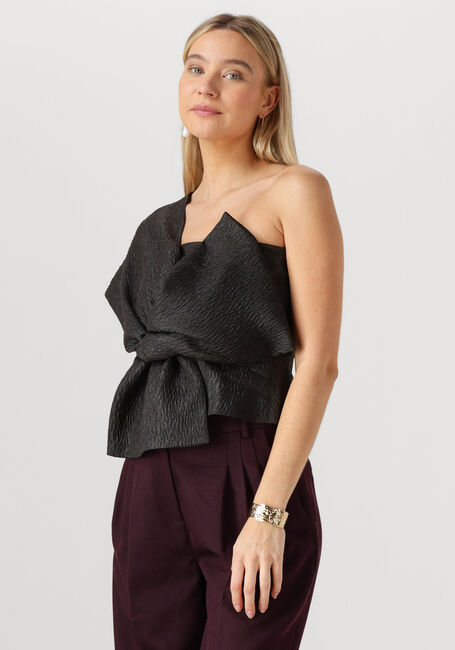 Zwarte BY-BAR Top JULA BUBBLE TOP - large