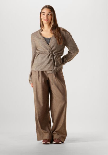 Bruine MSCH COPENHAGEN Vest MSCHGUSTE HOPE WRAP CARDIGAN - large