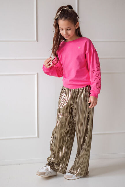 Metallic LIKE FLO Pantalon FENNA FLO PLISSE PANTS - large