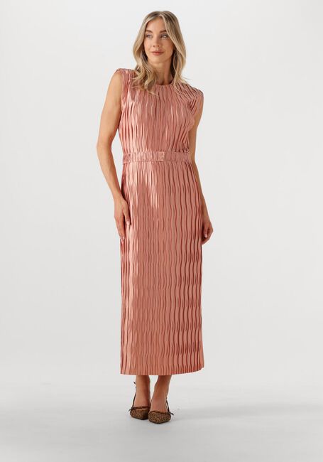 Roze DANTE6 Midi jurk LEXIS PLISSE MAXI DRESS - large