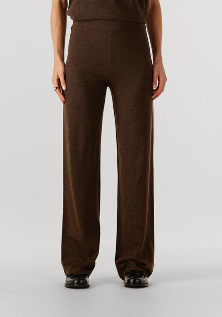 Bruine MSCH COPENHAGEN Wijde broek MSCHNEMA AVALINA PANTS - large