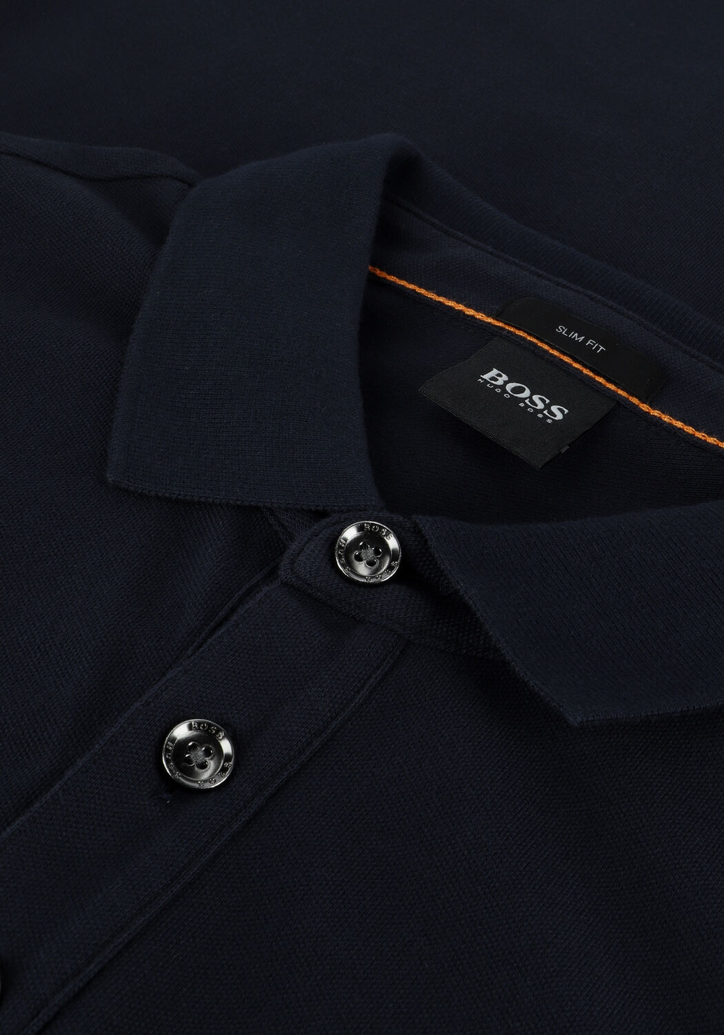 Donkerblauwe BOSS ORANGE Polo PASSERBY 1 10193126 - large