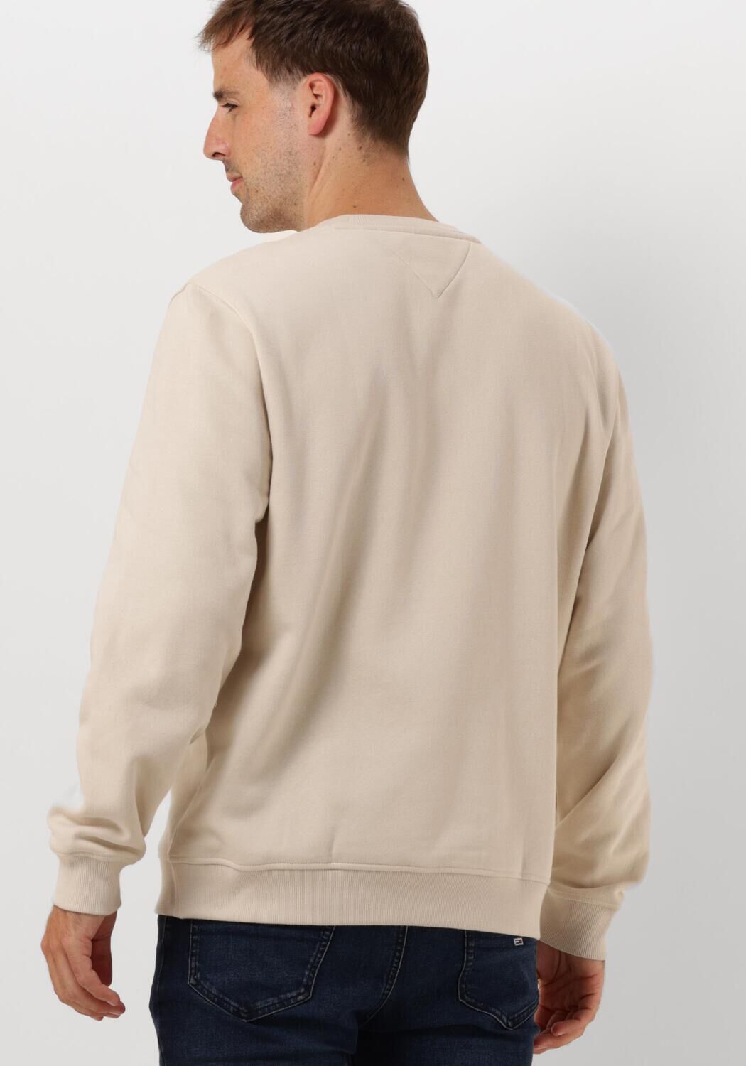 TOMMY JEANS Heren Truien & Vesten Tjm Reg S Flag Crew Beige