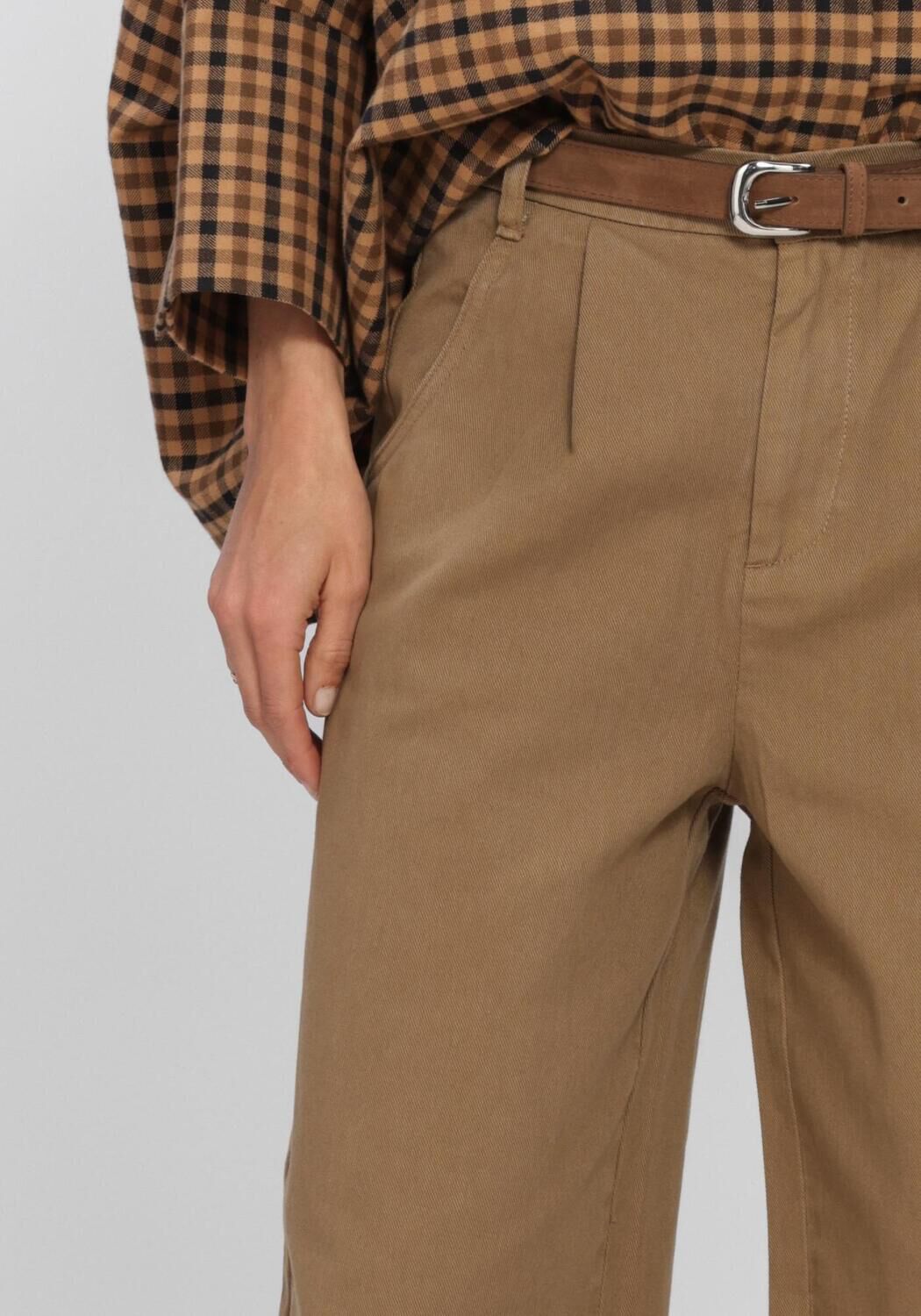 Camel WITHBLACK Wide jeans WBLSTEFFI HW WIDE PANT - large