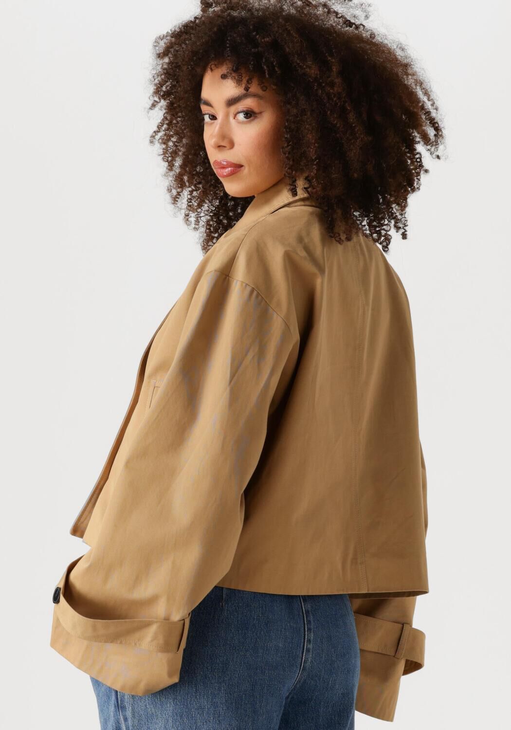 EDITED Dames Jassen Rosa Jacket Camel