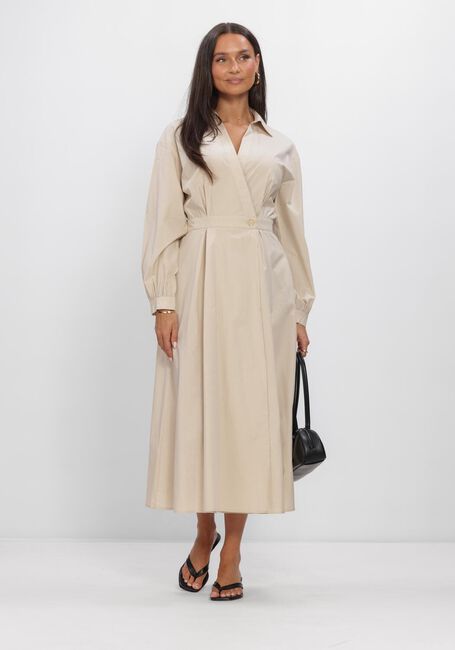 Beige MSCH COPENHAGEN Jurken MSCHSELMINA DRESS - large